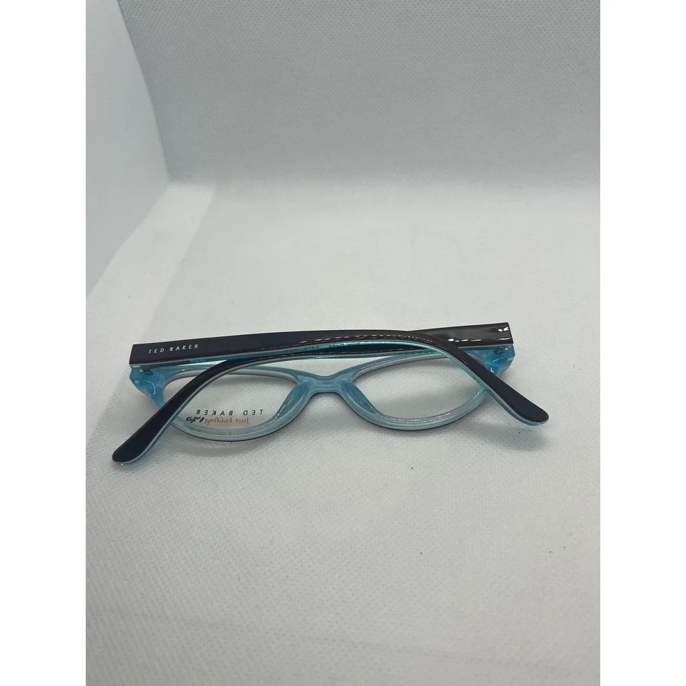 Ted Baker Bow Road B906 Eyeglasses Frames Black/Blue Kids 44-14-125